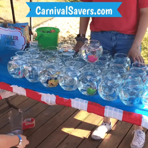 CarnivalSavers carnival savers carnivalsaverscom fish bowl carnival game fishbowl game for kids GIF