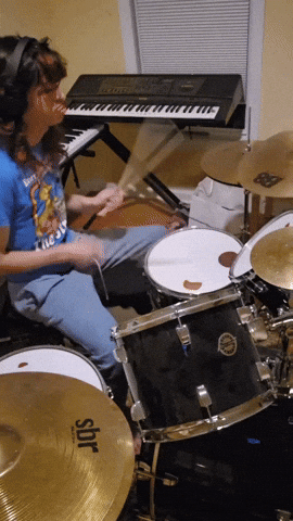 Metal Drumming GIF