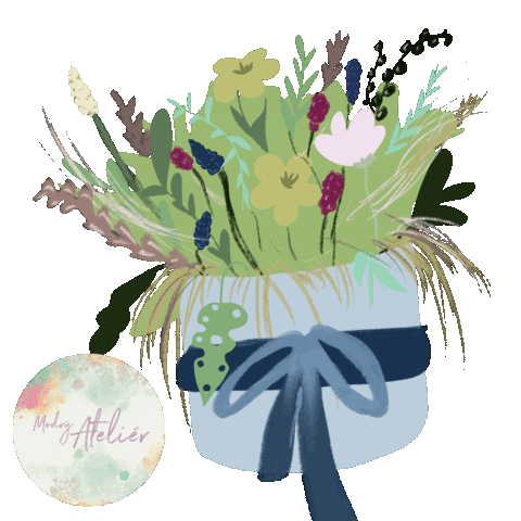 Modrý ateliér Sticker