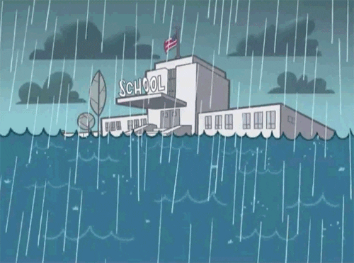 School Raining GIF - Find & Share on GIPHY