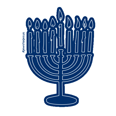 Jewish Hanukkah Sticker by Jews for Jesus