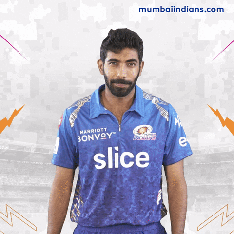 Flying Kiss Boom GIF by Mumbai Indians