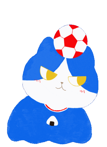 Football Cat Sticker