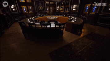 Table Location GIF by The Traitors Australia