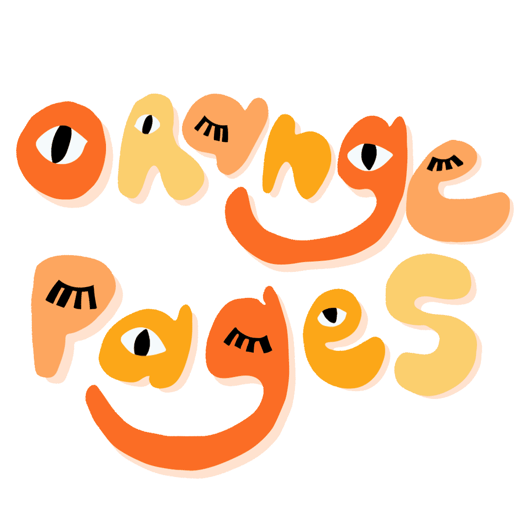 Orange Manchester Sticker