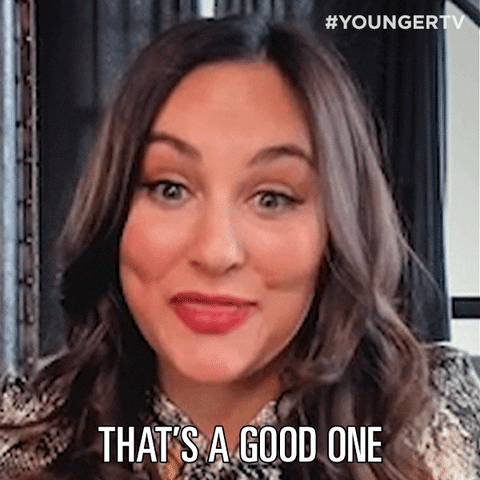 After Show Thats A Good One GIF by YoungerTV