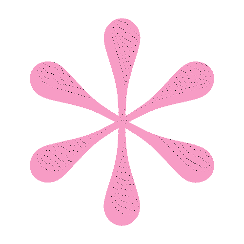 Pink Typo Sticker