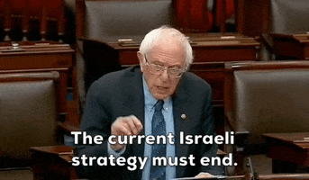 Bernie Sanders Israel GIF by GIPHY News