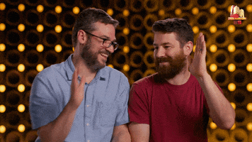 High Five Channel 9 GIF by LEGO Masters Australia