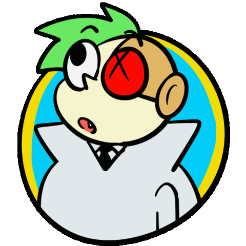 Ok Ko Lets Be Heroes Looking Sticker