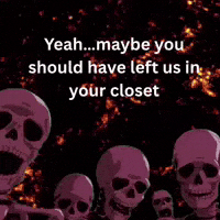 Shocked Skeletons GIF