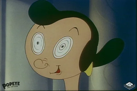crazy eyes wow GIF