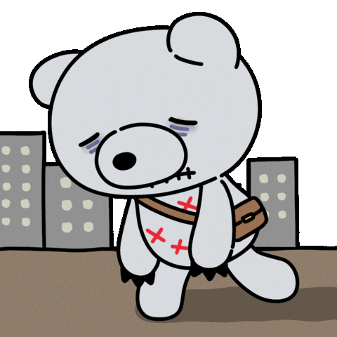 Tired Work Sticker by XOPLAY