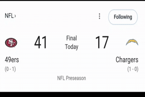 49Ers Chargers GIF