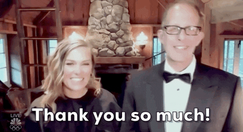 Thank You So Much GIF by Golden Globes - Find & Share on GIPHY