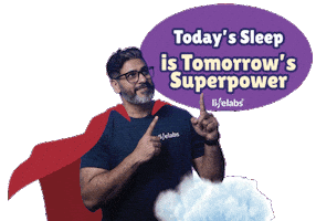 Sleepy Night Sticker by Lifelabs