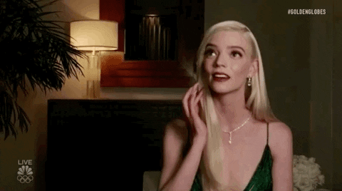 Anya Taylor Joy GIF by Golden Globes - Find & Share on GIPHY