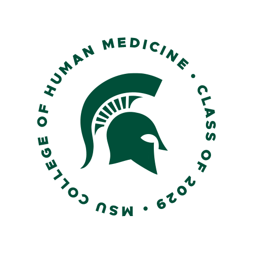 Spartan Md Sticker by MSU College of Human Medicine