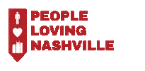 People Loving Nashville Sticker
