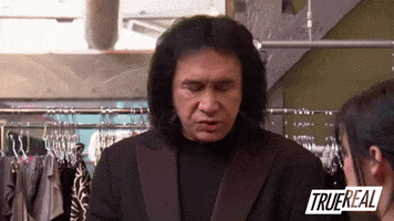 Gene Simmons Notes GIF by TrueReal