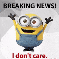 News Do Not Care GIF