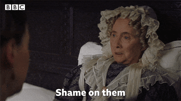 Shame Reaction GIF by BBC