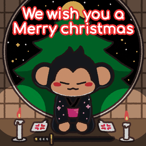 Merry Christmas GIF by Chimpers