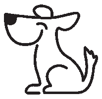 Happy Dog Sticker by VOFFii