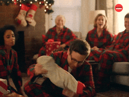Family Christmas Stockings GIF by BuzzFeed