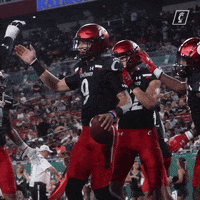 Celebration Touchdown GIF by Cincinnati Bearcats