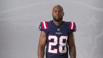 Settle Down James White GIF by New England Patriots