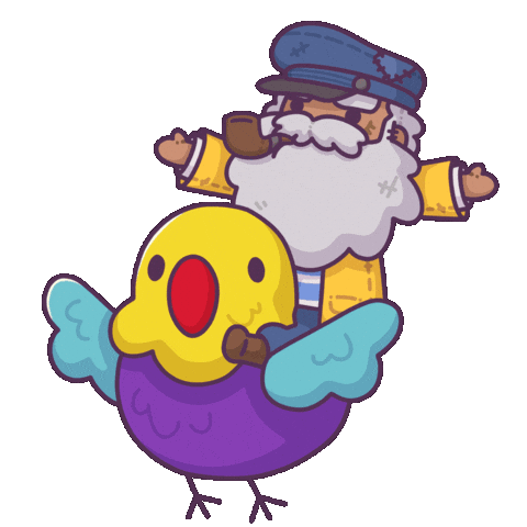 Bird Play Sticker by Castaways