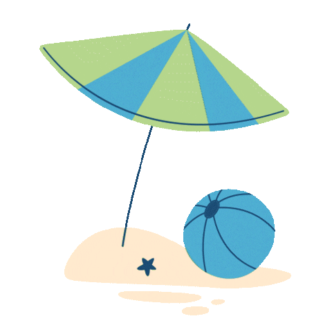 Summer Beach Sticker by Alaska Airlines