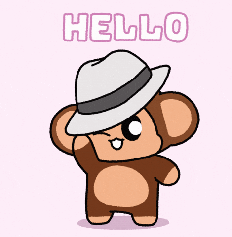 Good Morning Hello GIF by Chimpers