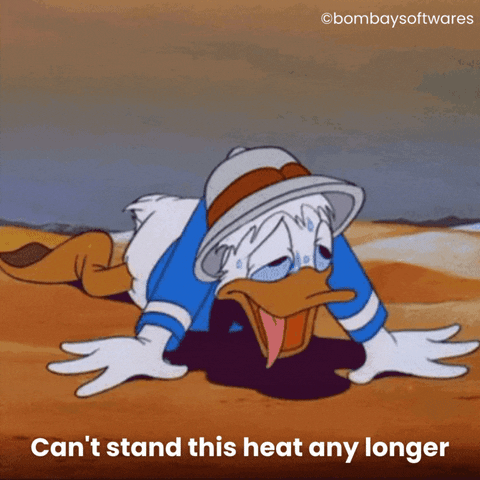 Tired Donald Duck GIF by Bombay Softwares