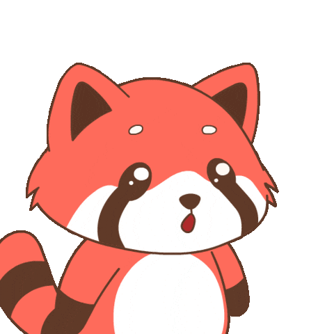 Red Panda Crown Sticker