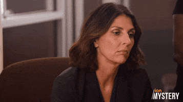 Sad Television GIF by ION Mystery