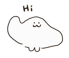 Mochi Hello Sticker