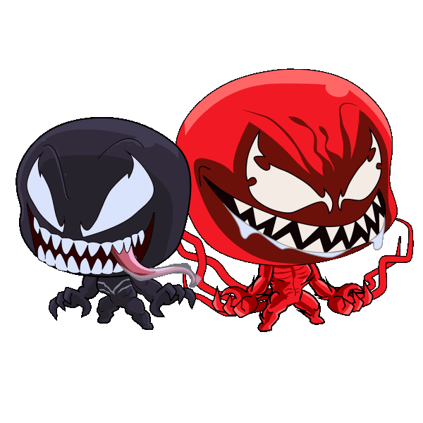Express yourself with new Venom Let There Be Carnage Stickers by Venom