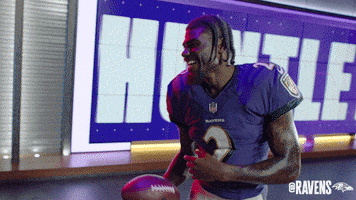 Football Laughing GIF by Baltimore Ravens
