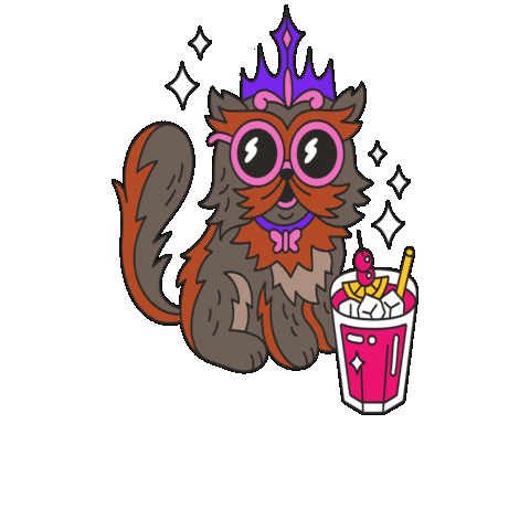 Persian Cat Sticker by Maeve Chocolate