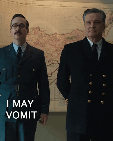 British Vomit GIF by Nordisk Film - Vi elsker film
