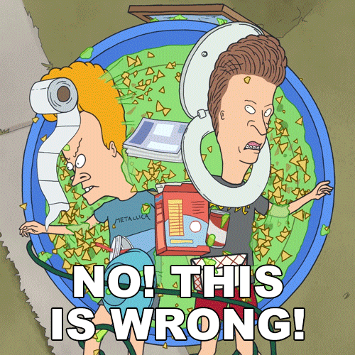 This Is Not Right Beavis And Butthead GIF by Paramount+