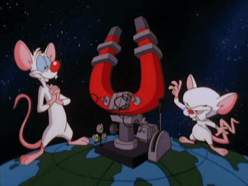 pinky and the brain GIF