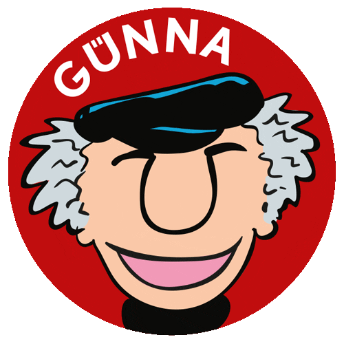 Bruno GÜNNA Knust Sticker