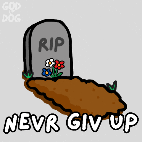 Im Back No Way GIF by God The Dog