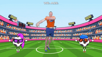 We Are The Champions Football GIF by Jump Start Jonny