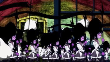 KyokoSakura madoka magica the rebellion GIF