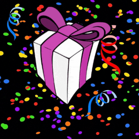 Birthday Bouncing GIF