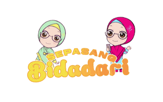 Sister Bidadari Sticker by Muslimah Millionaire